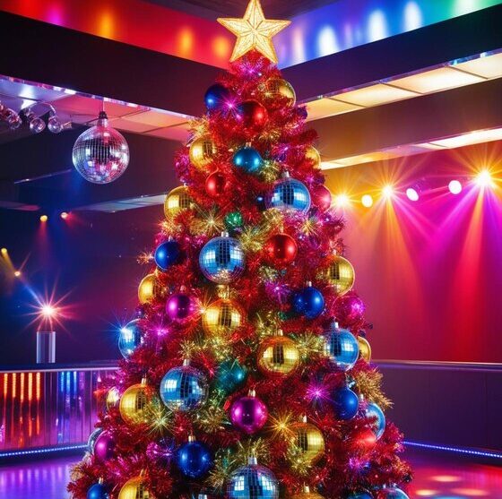 Disco Fever Christmas Trees